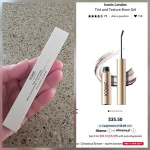 ICONIC London Brow Gel in chestnut brown